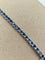 Bracelet Bracelet tennis saphir en or blanc 58 Facettes