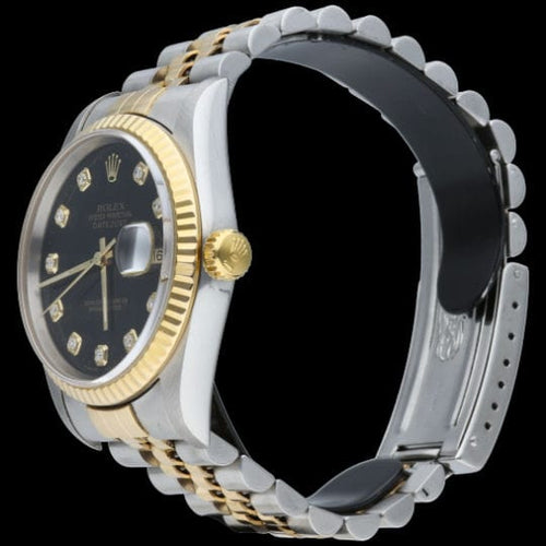 Rolex Montre Datejust 36 Or Jaune 18K / Acier