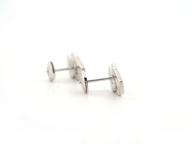 Boucles d'oreilles boucles d'oreilles DINH VAN menottes r8 or blanc diamants 58 Facettes 259755