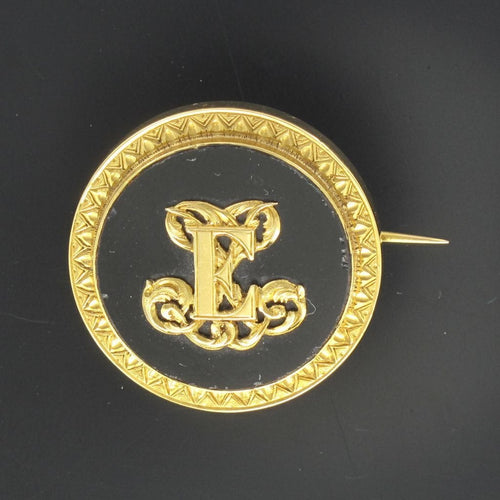 Broche Broche ancienne or et pâte de verre 58 Facettes 15-457
