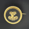 Broche Broche ancienne or et pâte de verre 58 Facettes 15-457