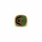 Bague Chevalière en or 18 carats avec émail gravé à la main et motif symétrique 58 Facettes