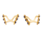 Boutons de manchette Hermès or, saphirs. 58 Facettes 34208