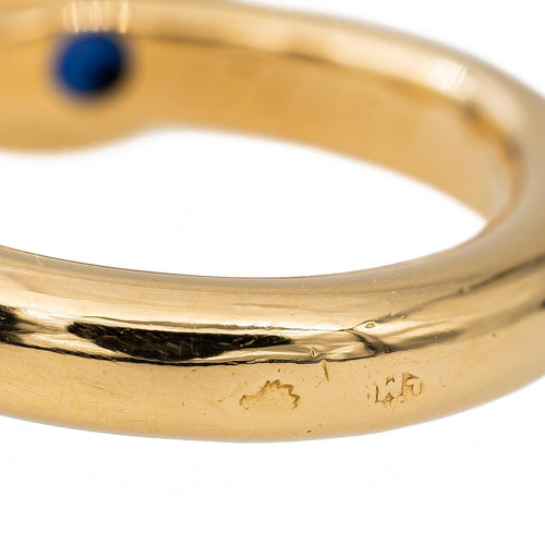 Bague 48 Chaumet Bague Toi et moi Or jaune Saphir 58 Facettes 2899074CN
