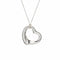 Collier Tiffany & Co 22mm Open Heart Necklace Medium Sterling Silver Estate Signed 58 Facettes G13560