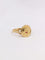 Bague 53 Bague amour Augis Plus qu'hier moins que demain or jaune diamant rubis 58 Facettes J471