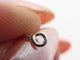 Collier collier FRED success mini etrier en or blanc & diamants noirs 58 Facettes 260186