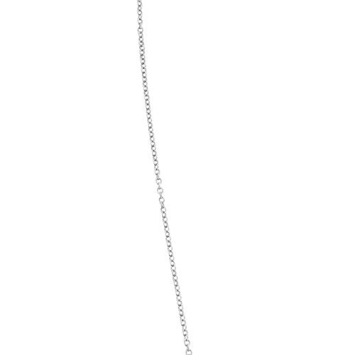 Collier COLLIER OR BLANC DIAMANTS & AIGUE MARINE. 58 Facettes BO/240006 RIV