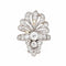 Bague 48 Vintage Art Déco 1ct diamond ring 58 Facettes G13577