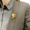 Broche Broche Van Cleef & Arpels, "Lion ébouriffé", en or jaune, diamants, émeraudes et émail. 58 Facettes 33352