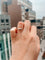 Vintage yellow gold and old mine diamond ring