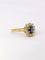 Bague 50 Bague marguerite saphir diamants 58 Facettes J400