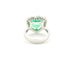 Bague Bague émeraude coeur Colombie 6,60 ct et diamants 58 Facettes