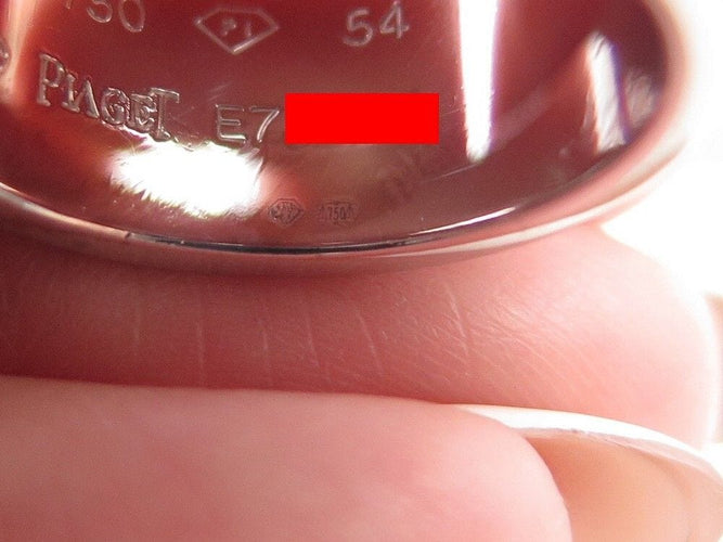 Bague 54 bague PIAGET possession motif chaine or diamant 1.75 ct 58 Facettes 258753