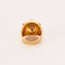 Bague 47 Bague or jaune, rubis en serti étoilé 58 Facettes MEA43001