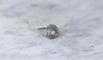 Bague 52 Bague Cible Ronde Art Déco Diamants 58 Facettes