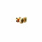 Boucles d'oreilles Puces D'oreilles Or Jaune & Tourmaline 58 Facettes