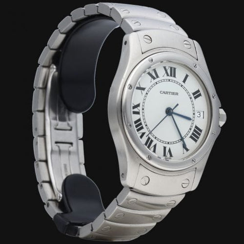 Montre Cartier Montre Santos Ronde 33Mm Automatique 58 Facettes MT44427