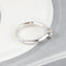 Bague 54 Anillo solitaire en or blanc 18k et diamant 0,25 ct 58 Facettes 131631