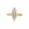 Bague 47 Bague victorienne antique en or jaune et diamants 58 Facettes G12120