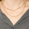 Collier Chaine guiltière or jaune 58 Facettes COL3066