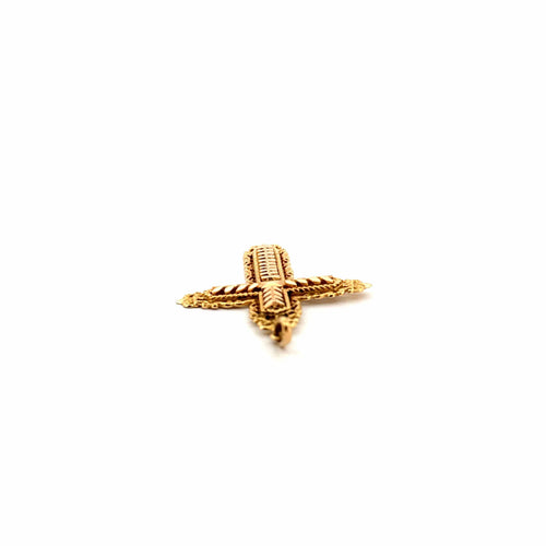 Pendentif Pendentif Croix Or Jaune 18k 58 Facettes PE-GS29162