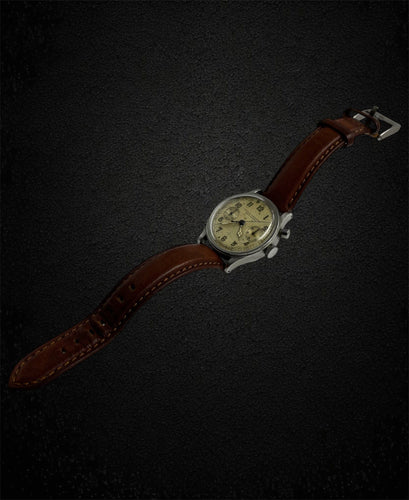 Montre Rare montre mono-poussoir Lemania 15 CHT - Institut hydrographique de la Royal Navy 58 Facettes