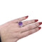 Bague 52 Bague Poiray "Fil" or blanc, améthyste. 58 Facettes 33622