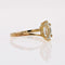 Bague 50 Bague or jaune aigue-marine navette 58 Facettes 21-676