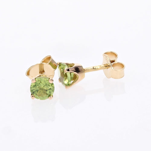 Boucles d'oreilles Puces d'oreilles péridots en or 58 Facettes CVBO26