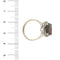 Bague 55 Bague fleur or blanc avec grenat et diamants 58 Facettes 33304