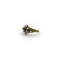 Bague Bague en or 15 carats avec grenats, émeraudes et perles 58 Facettes