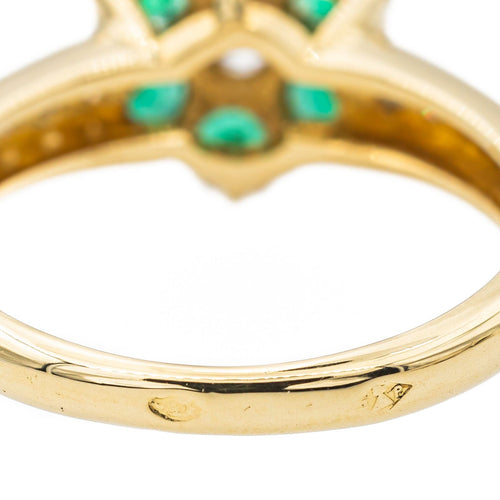 Bague 51 Bague Marguerite Or jaune Diamant 58 Facettes 3319343CN