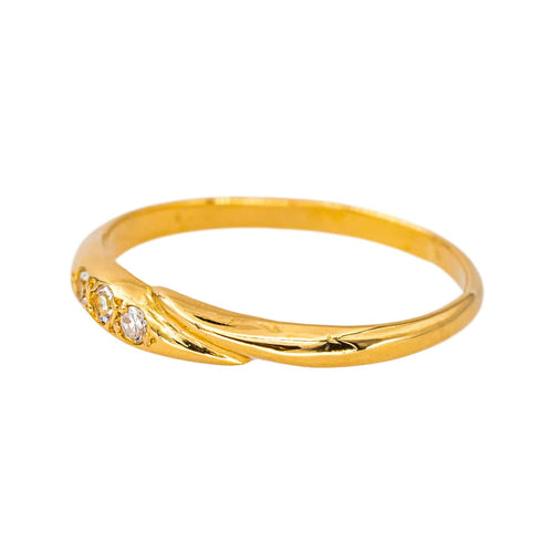 Bague 52 Bague Trilogie Or jaune Diamant 58 Facettes 4383447RV