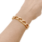 Bracelet Bracelet gourmette or rose. 58 Facettes 34800