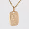 Pendentif Médaille or rose Vierge Marie 58 Facettes CVP114