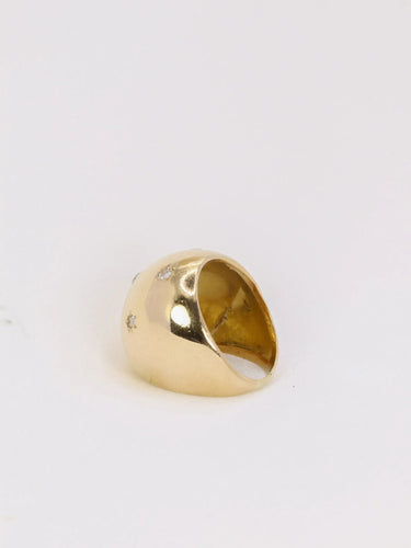 Bague 46 Bague boule diamants taille ancienne 58 Facettes J143
