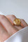 Bague 51 Bague Augis Vintage Or Jaune Diamant 58 Facettes