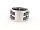 Bague 57 bague CHANEL ultra gm ceramique noire or diamants 58 Facettes 259938