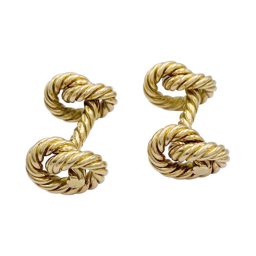 Boutons de manchette Boutons de manchette Hermès "Noeuds". 58 Facettes 32566