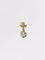 Boucles d'oreilles Dormeuses or diamants coussin taille ancienne 1,5 ct 58 Facettes J273