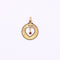 Pendentif Pendentif Plus Qu'hier Moins Que Demain Rubis et or jaune 18k 58 Facettes