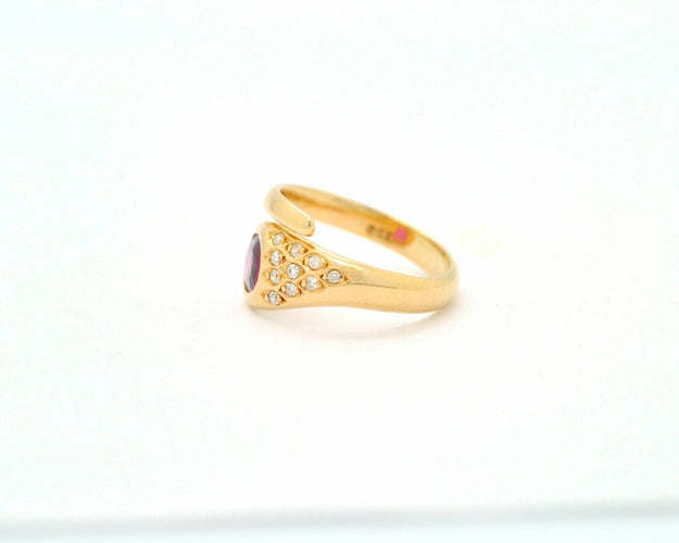 Bague 53 Bague serpent avec rubis et diamants 58 Facettes