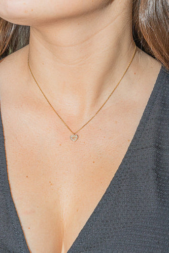 Collier Poiray Collier Coeur Coeur secret Or jaune Diamant 58 Facettes 2841922CN