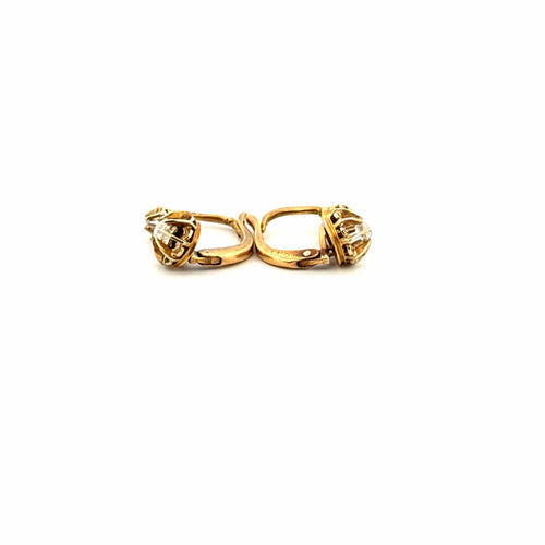 Dormeuse Or Jaune 18k & Diamants 58 Facettes BO-GS34813-3
