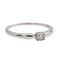 Bague 55 Bague Solitaire Or blanc Diamant 58 Facettes 2833424CN