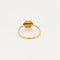 Bague 52,5 Bague or jaune à motif de fleur ciselée, turquoise 58 Facettes CHAL01733