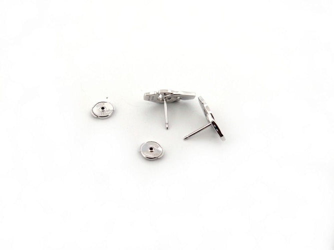 Boucles d'oreilles boucles d'oreilles DINH VAN menottes r8 or blanc diamants 58 Facettes 259755