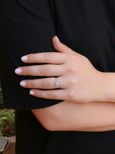 Bague Bague Art Déco diamants 58 Facettes J358