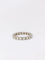 Bague 53.5 Alliance américaine en or blanc et diamants 1,7 ct 58 Facettes J53